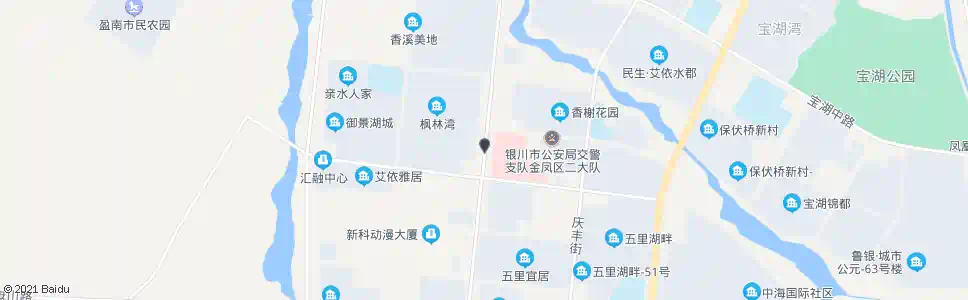 银川宁安街盈南路口_公交站地图_银川公交_妙搜公交查询2025