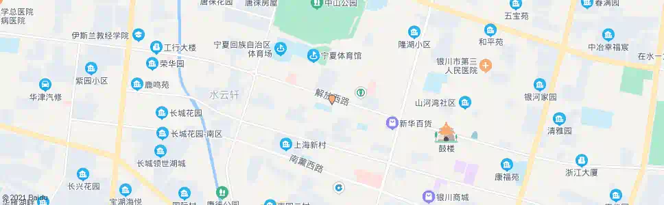 银川盛世春天_公交站地图_银川公交_妙搜公交查询2025