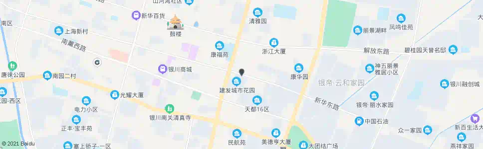 银川建发城市花园_公交站地图_银川公交_妙搜公交查询2025