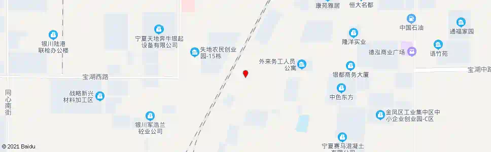 银川宝湖西路站_公交站地图_银川公交_妙搜公交查询2025