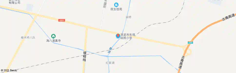 银川东塔小学_公交站地图_银川公交_妙搜公交查询2025