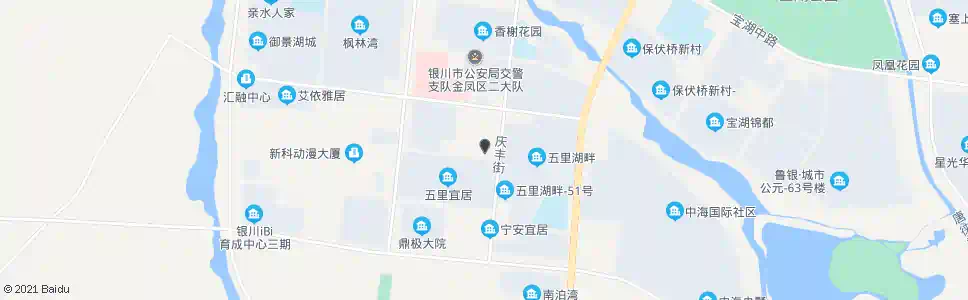银川银川宝湖中学_公交站地图_银川公交_妙搜公交查询2025