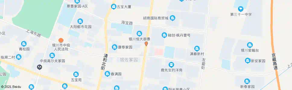 银川满春大酒店_公交站地图_银川公交_妙搜公交查询2025