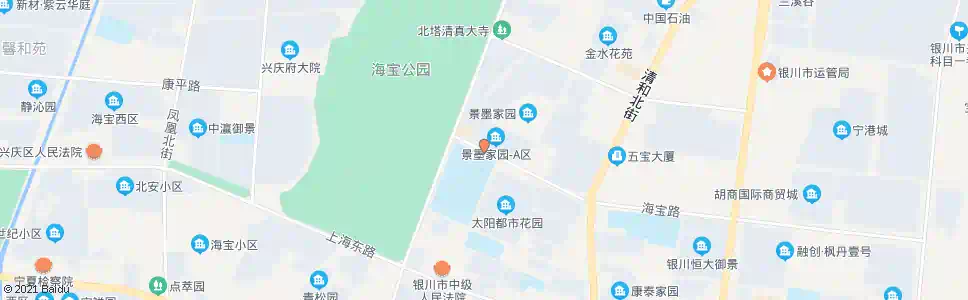 银川景墨家园A区_公交站地图_银川公交_妙搜公交查询2025