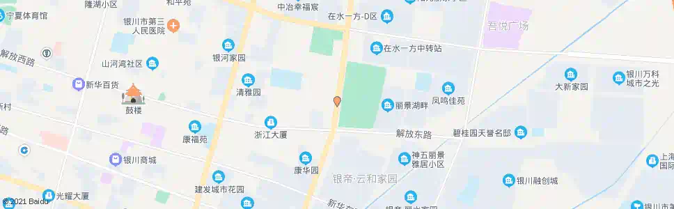 银川丽景湖公园_公交站地图_银川公交_妙搜公交查询2025