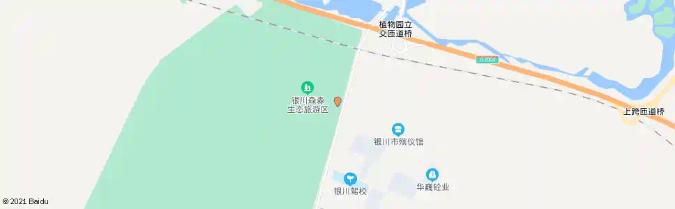 银川植物园_公交站地图_银川公交_妙搜公交查询2025