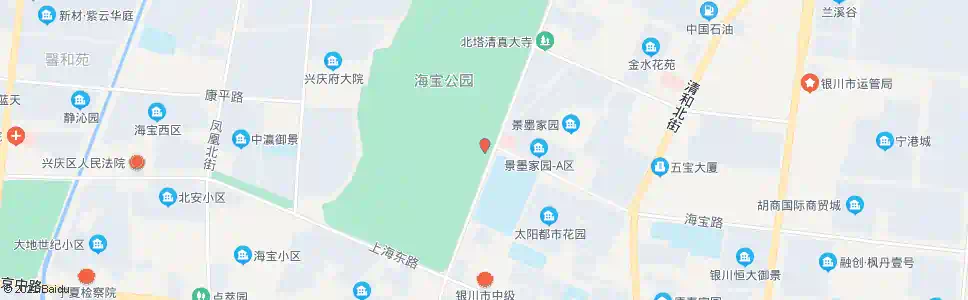 银川北塔路口_公交站地图_银川公交_妙搜公交查询2025