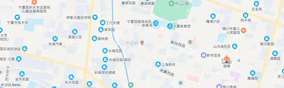 银川西门南_公交站地图_银川公交_妙搜公交查询2025