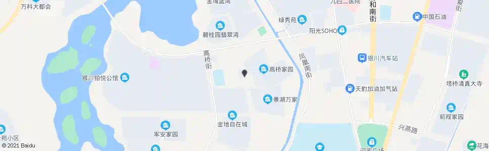 银川高桥家园_公交站地图_银川公交_妙搜公交查询2025