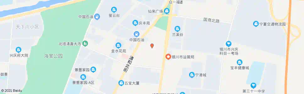 银川清净巷清和街口_公交站地图_银川公交_妙搜公交查询2025