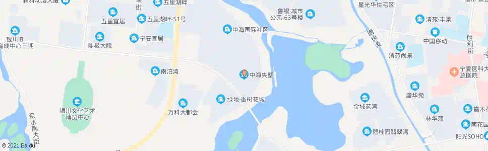 银川中海央墅_公交站地图_银川公交_妙搜公交查询2025