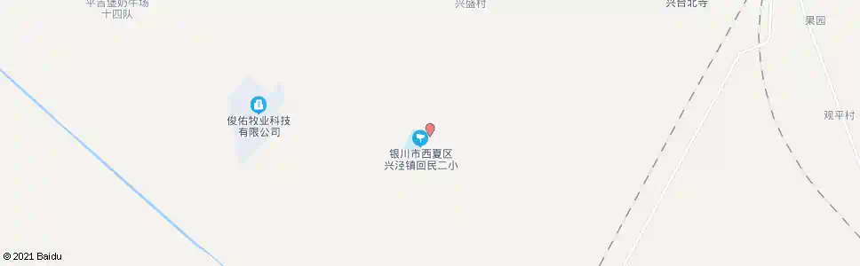 银川兴泾镇回民二小_公交站地图_银川公交_妙搜公交查询2025