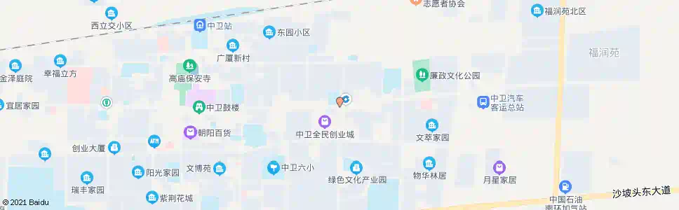 中卫卫谢路口_公交站地图_中卫公交_妙搜公交查询2025