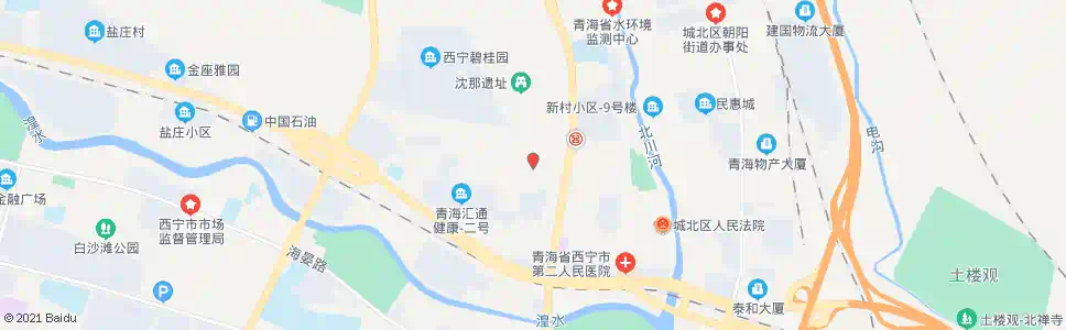西宁建设巷市场_公交站地图_西宁公交_妙搜公交查询2025