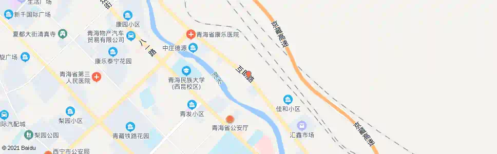 西宁货场东_公交站地图_西宁公交_妙搜公交查询2025