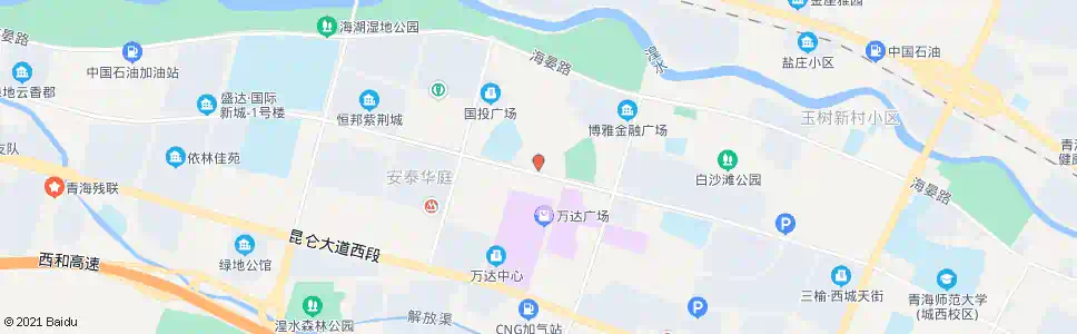 西宁海湖广场_公交站地图_西宁公交_妙搜公交查询2025