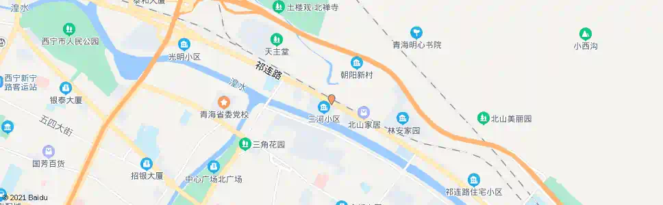西宁祁连路_公交站地图_西宁公交_妙搜公交查询2025