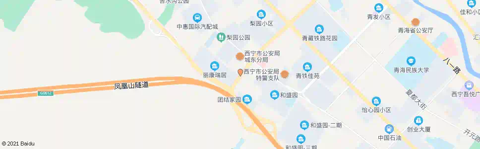 西宁梨园路口_公交站地图_西宁公交_妙搜公交查询2025