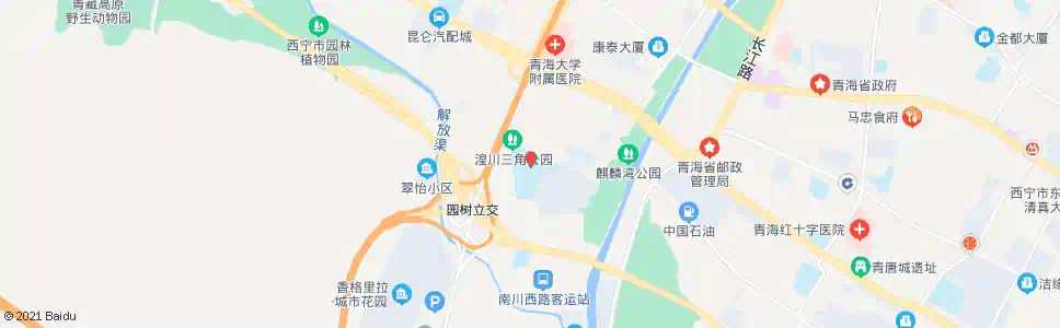 西宁二中_公交站地图_西宁公交_妙搜公交查询2025