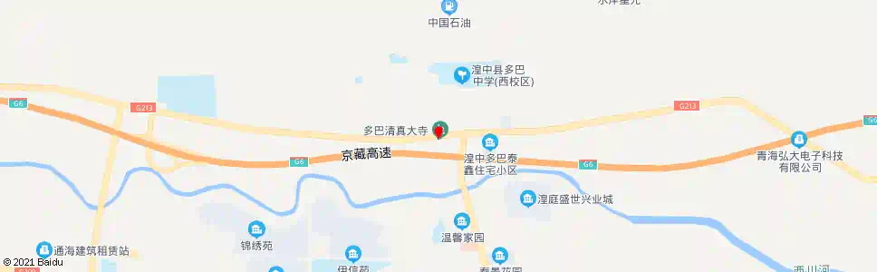 西宁多巴十字西_公交站地图_西宁公交_妙搜公交查询2025