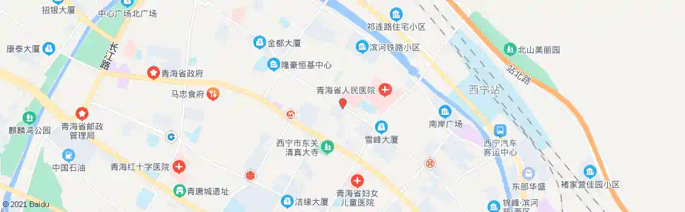西宁武警医院_公交站地图_西宁公交_妙搜公交查询2025