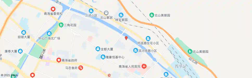 西宁五一桥东_公交站地图_西宁公交_妙搜公交查询2025