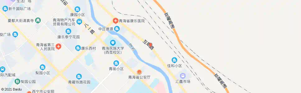西宁货厂东_公交站地图_西宁公交_妙搜公交查询2025