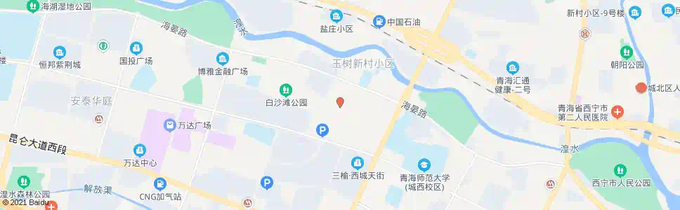 西宁海湖路市场_公交站地图_西宁公交_妙搜公交查询2025