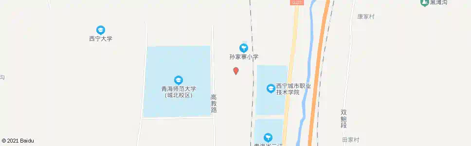 西宁下孙家寨_公交站地图_西宁公交_妙搜公交查询2025