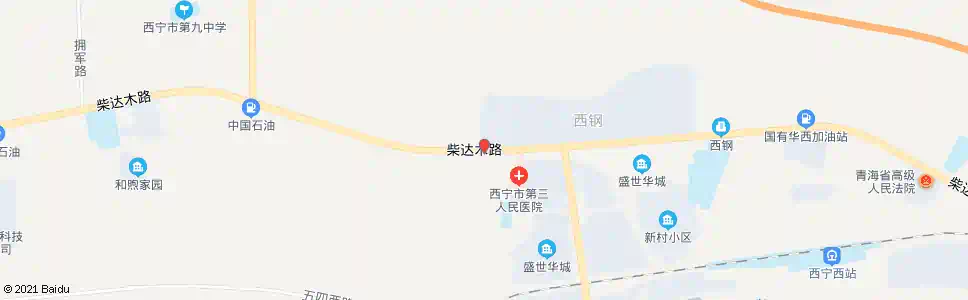 西宁三其村_公交站地图_西宁公交_妙搜公交查询2025
