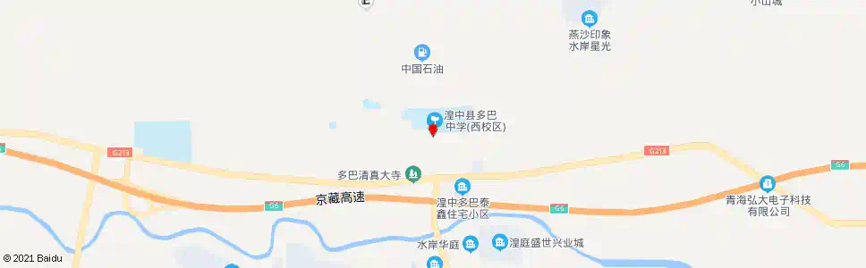 西宁多巴中学_公交站地图_西宁公交_妙搜公交查询2025