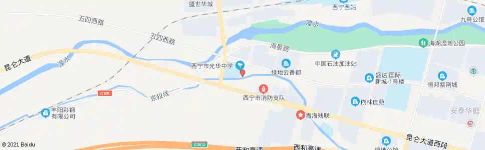 西宁325部队_公交站地图_西宁公交_妙搜公交查询2025
