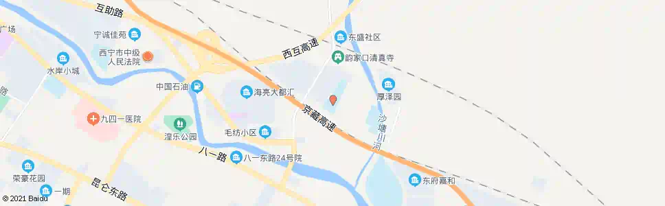 西宁十中_公交站地图_西宁公交_妙搜公交查询2025