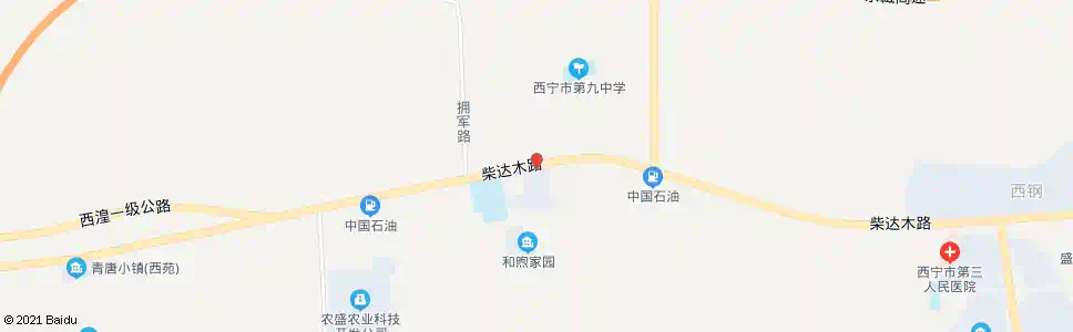 西宁一机床_公交站地图_西宁公交_妙搜公交查询2025