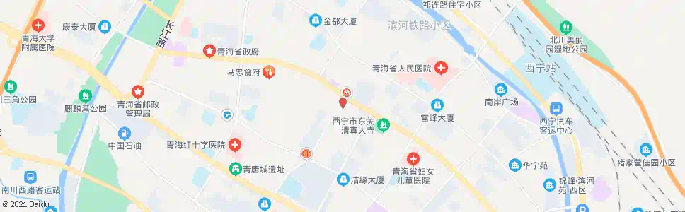 西宁南小街口_公交站地图_西宁公交_妙搜公交查询2025