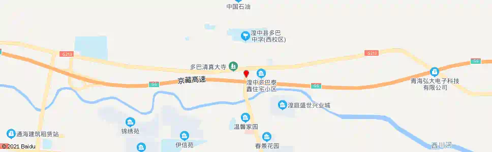 西宁多巴十字南_公交站地图_西宁公交_妙搜公交查询2025