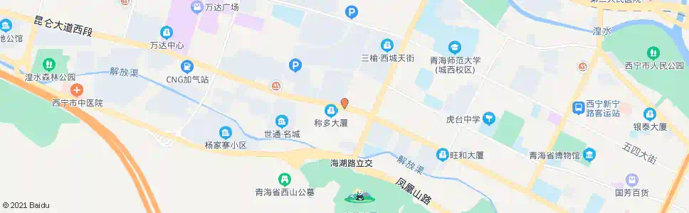 西宁海湖路口_公交站地图_西宁公交_妙搜公交查询2025