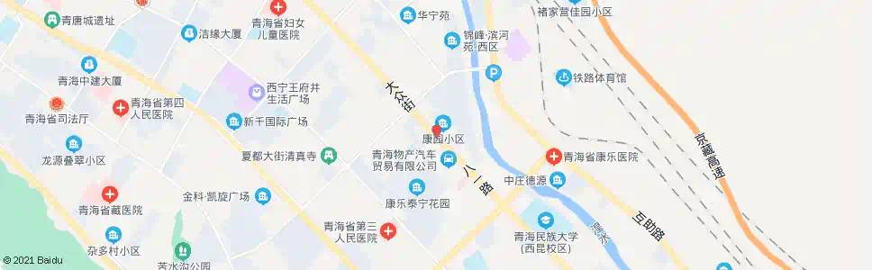 西宁康西路口_公交站地图_西宁公交_妙搜公交查询2025
