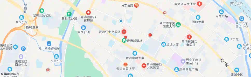 西宁体育巷_公交站地图_西宁公交_妙搜公交查询2025