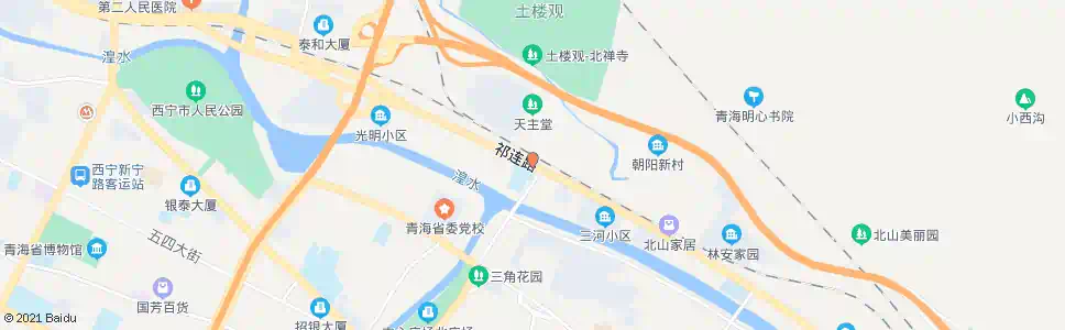西宁北山路口_公交站地图_西宁公交_妙搜公交查询2025