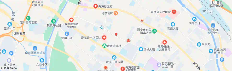 西宁花园南街_公交站地图_西宁公交_妙搜公交查询2025