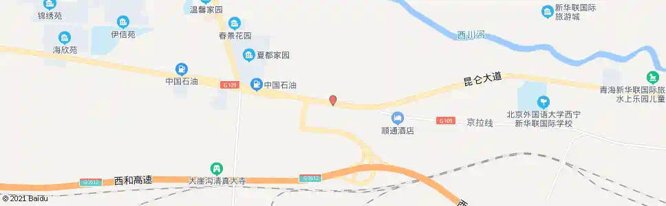 西宁武警指挥学校_公交站地图_西宁公交_妙搜公交查询2025