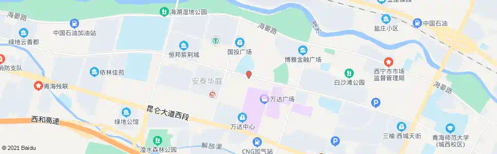 西宁普丰路口_公交站地图_西宁公交_妙搜公交查询2025