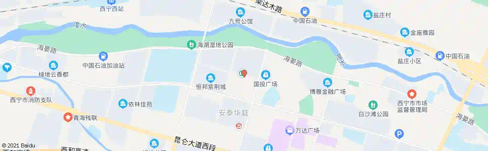 西宁文景街中_公交站地图_西宁公交_妙搜公交查询2025
