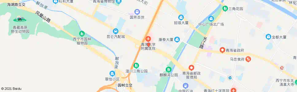西宁昆仑十字_公交站地图_西宁公交_妙搜公交查询2025