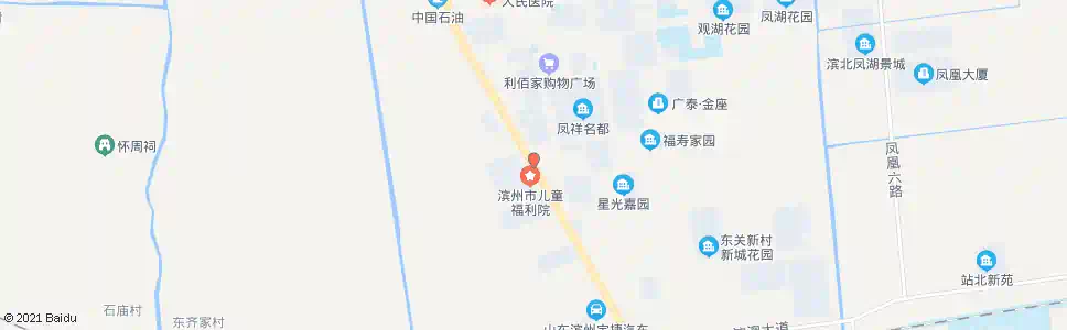 滨州福利院_公交站地图_滨州公交_妙搜公交查询2025