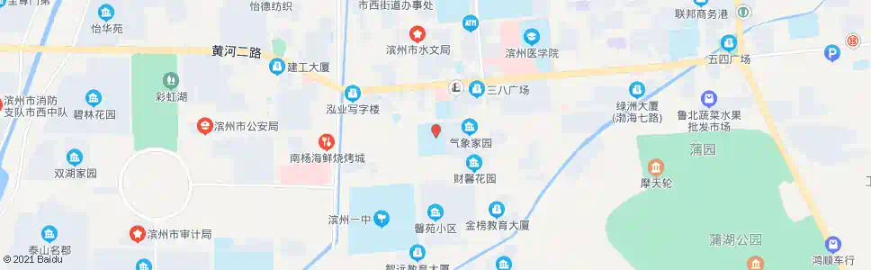 滨州四中_公交站地图_滨州公交_妙搜公交查询2025