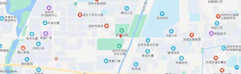 滨州新滨公园_公交站地图_滨州公交_妙搜公交查询2025