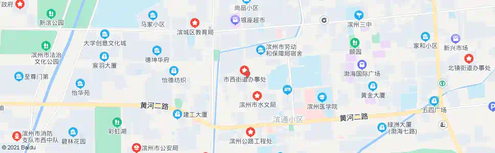 滨州市西办事处_公交站地图_滨州公交_妙搜公交查询2025