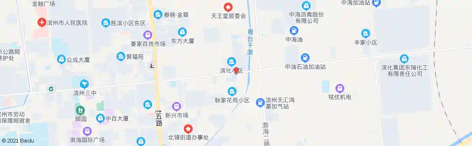 滨州滨化宿舍_公交站地图_滨州公交_妙搜公交查询2025